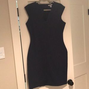 Bar III blue work dress